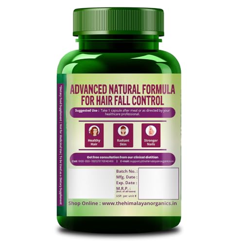 Image of Vlado's Himalayan Organics Plant Based Biotin 10000Mcg Supplement - 10 Veg Capsule