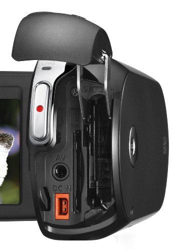 Samsung SMX-C10LP SD Camcorder (SDHC/MMC Card, 10-Fach Opt. Zoom, 6,9 cm (2,7 Zoll) Display) blau – Bild 7