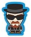 Breaking Bad série télévisée Heisenberg Suit, Sticker – Dimensions : env. 9,5 x 9,5 cm