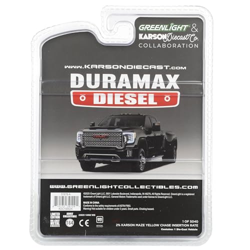 Greenlight 1/64 2022 GMC Sierra 3500HD Denali Dually miniatura 7