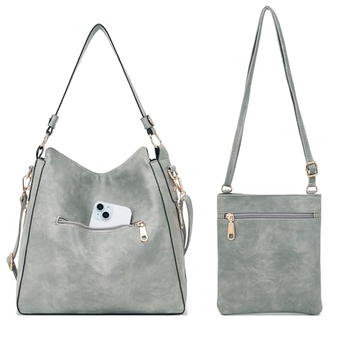 Image of Purses For Women Handbags And Wallet Set Large Hobo Crossbody Bag Ladies Purse Totes 4 PCS | And Wallet Set