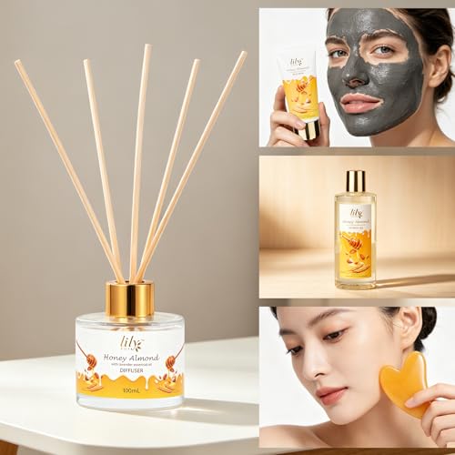 LILY ROY Basket for Women, - 21Piece Luxurious Bath and Body Skin Care Set for Women, Spa Gift Set for Mom, Spa Kit | Valentines Day, Birthday Gifts, Sets