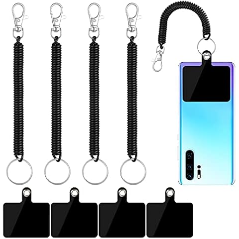 cobee Retractable Phone Lanyard with Patches Cover