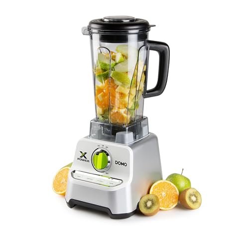DOMO DO747BL Xpower - Batidora de vaso de plástico (2 L, 1500 W)