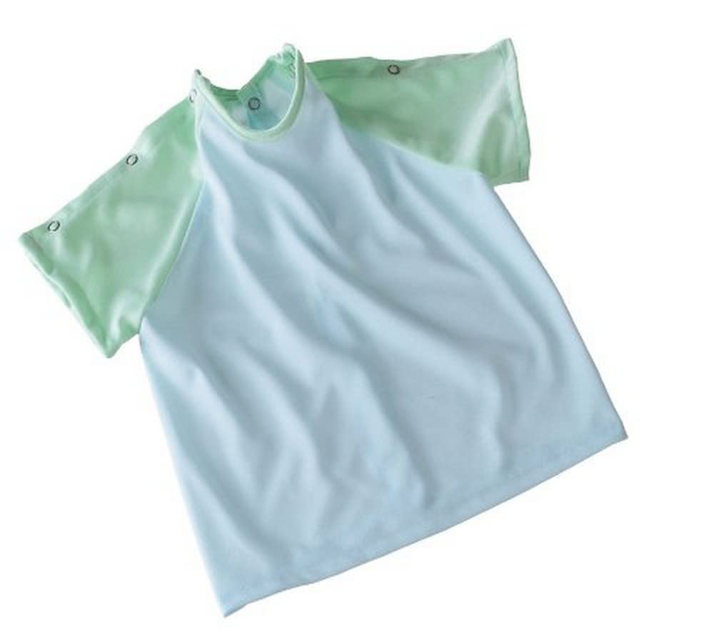 Medline MDT011448 Infant IV Gown, 0-12 Month Size, Blue/Green (Pack of 24)