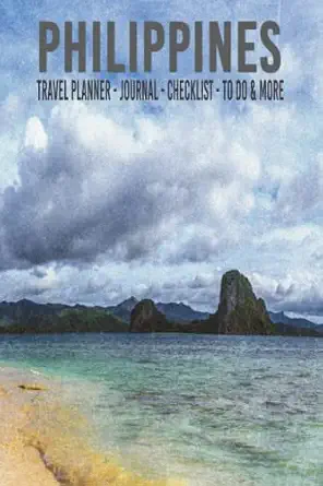 Philippines Travel Planner Journal Checklist and Organizer