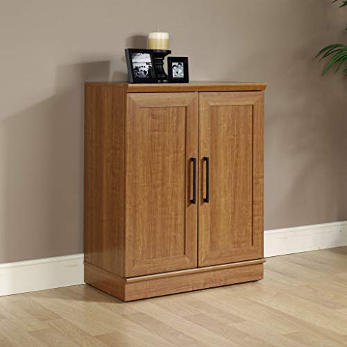 Sauder 411967 Homeplus Base Pantry Cabinet, L: 29.61 Inch X W: 17.01 Inch X H: 37.40", Sienna Oak thumb #1