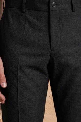 Image of Allen Solly Men's Formal Trousers | Premium Cotton Fabric | Smart Slim Fit for Office & Business Wear