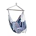 Produktbild MELLRO Swing Hängenden Seil Stuhl Schaukelsitz Indoor Outdoor Hängesessel Leichte Hängesessel für Outdoor Hinterhof Spielplatz (Farbe : Blau, Größe : 150x130x95CM)