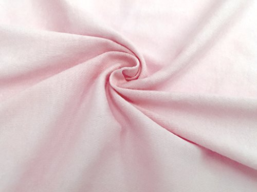 Image of American Baby Company 2 Pack 100% Natural Cotton Fitted Pack and Play Sheets 39 inch x 27 inch - Soft & Breathable Pack N Play Sheets for Playard & Mini Crib Mattress, Pink, for Boys & Girls