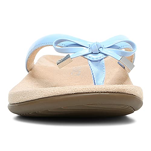 Image of Vionic Women's Rest Bella Toe Post Sandal- Supportive Ladies Orthotic Sandals that include Three Zone Comfort with Arch Support- Flip Flop for Ladies, Medium and Wide Width Size 5-12