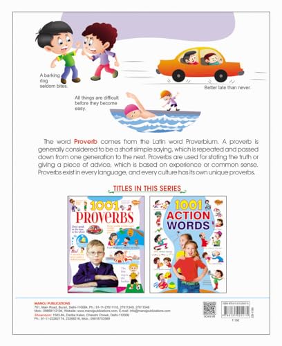 Image of Sawan 1001 Proverbs Picture Book [Perfect Paperback] Sawan; Manoj Publications Editorial Board and Sahil Gupta