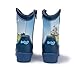 Bluey Toddler Cowboy Boots – Officially Licensed Western Cowgirl Riding Footwear, Character Fashion Boot, Kids Costume Dress-Up Shoe, Pull-On Rodeo Style, Dark Blue, Size 8 Toddler