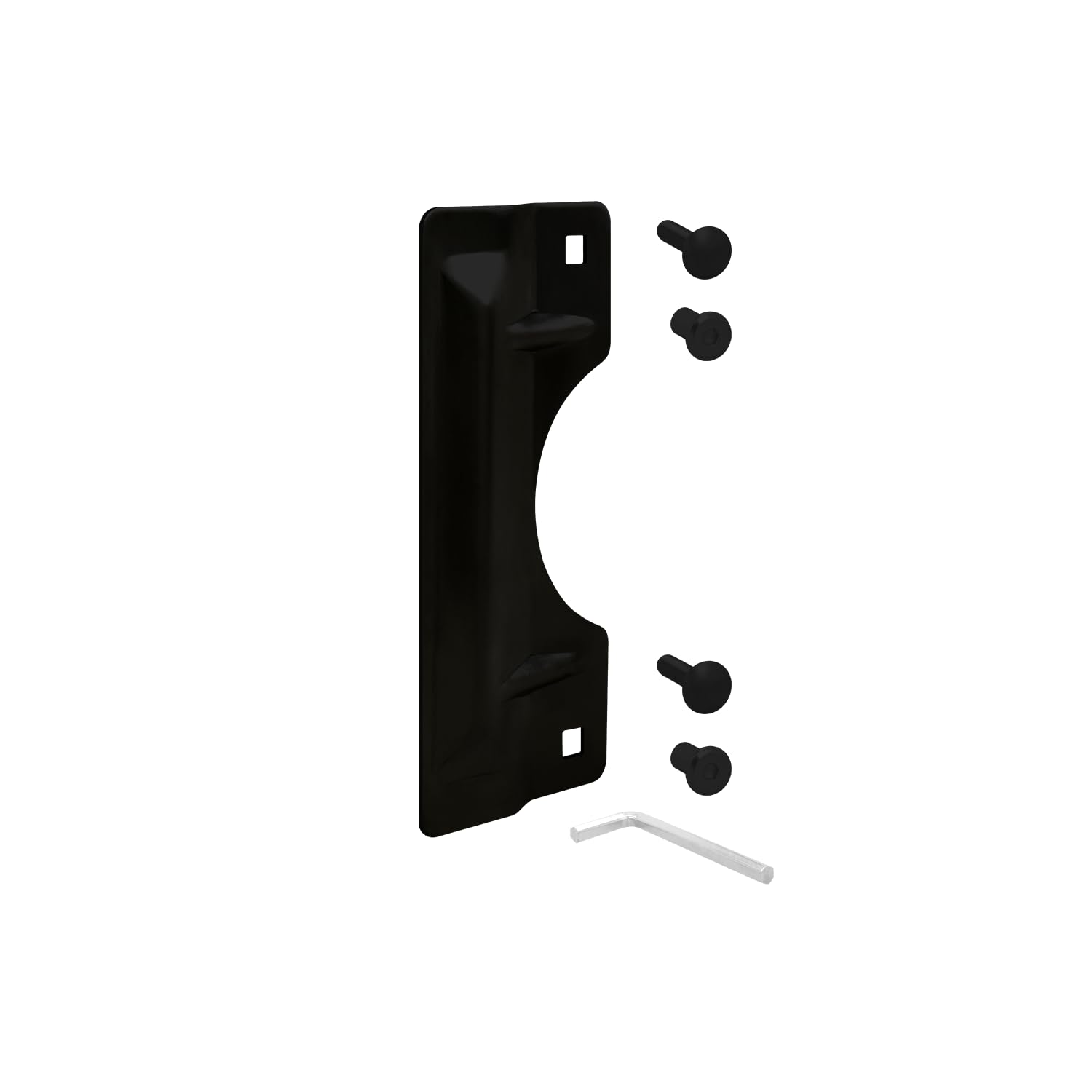 Garde de loquet de porte noir pour sécuriser la maison de vacances