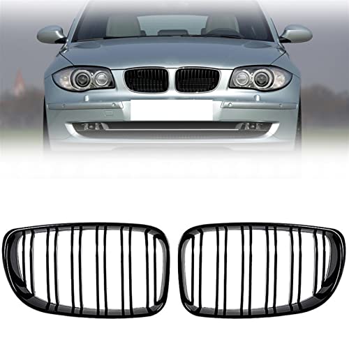 Calandre Noire pour BMW Série 1 E81 E87 E82 E88 Restyle le Pare-Chocs Avant