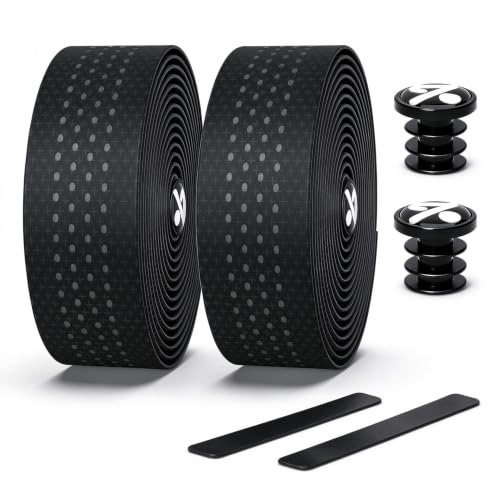 EVA Silicone Bike Handlebar Tape Set with Bar Ends