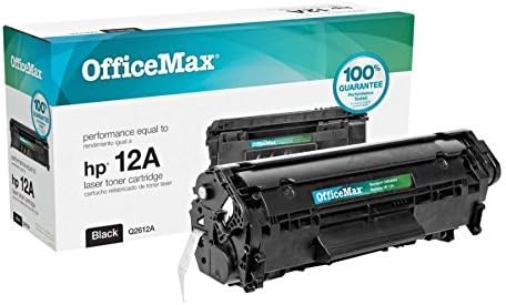 OfficeMax Remanufactured Blk Toner Cartridge Replacement For HP 12A