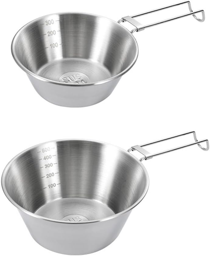 Camp Bowls Stainless Steel Shiraz Bowl Outdoor Camping Picnic Bowl Fruit Salad Bowl