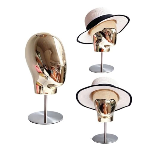 Support de tête de perruque en métal robuste pour mannequin et chapeau - 8