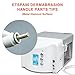 Elitzia SPA Dermabrasion Tips Replacement Head Two Size Parts For ETSPA90 Beauty Machine (Diamond SPA Dermabrasion Head）