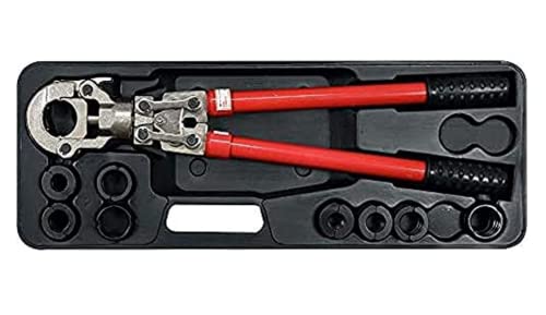 Yato YT-21735 - Pince Ă sertir pour raccords sur tubes - PEX-AL-PEX Rouge