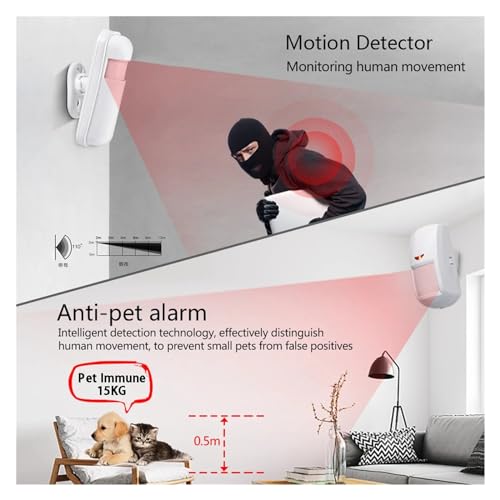 Alarma de hogar WiFi 4G para proteger la casa mientras paseas a tu mascota 6