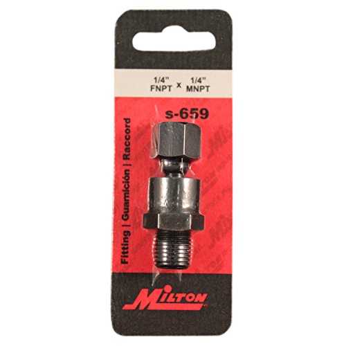 Milton S-659 1/4" Npt Swivel Hose Fitting #TOP1