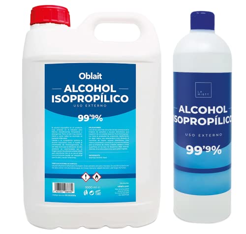 Alcool Isopropylique 99,9% - Isopropanol Nettoyeur Liquide 6000ml