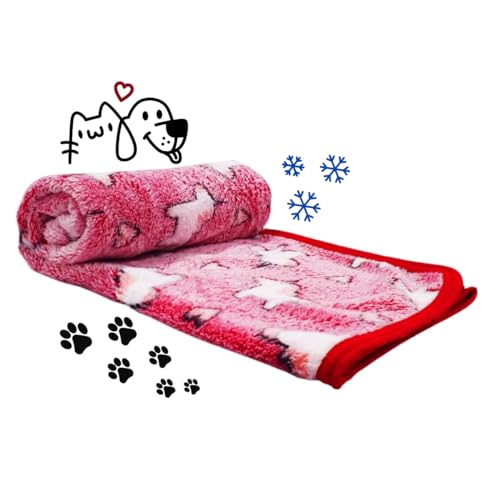 Manta Coberta Pet Gato e Cachorro Soft Confortável Macia Cor Vermelha