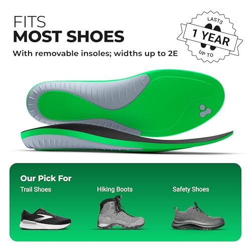 Image of Protalus T-100 Elite Premium Insoles - Patented Alignment Technology for Whole-Body Comfort, Plantar Fasciitis Relief, Shock Absorption & Over-Pronation Control for Running, Walking, Standing