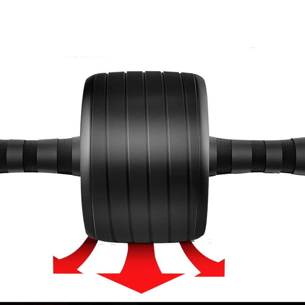 Rueda De Abdominales Sin Ruido Rodillo AB de la Rueda Abdominal con la Cintura del Brazo Ejercicio del Gimnasio del Gimnasio Tainer Rueda De Abdominales Fitness(Red)