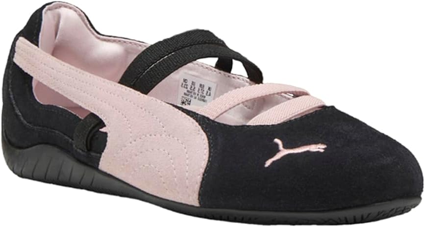 PUMA Womens Speedcat Ballet Suede Slip On Flats Casual - Black - Image 2