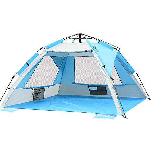 ZOMAKE Pop Up Beach Tent - Instant Sun Shelter Cabana, Portable Beach Shade