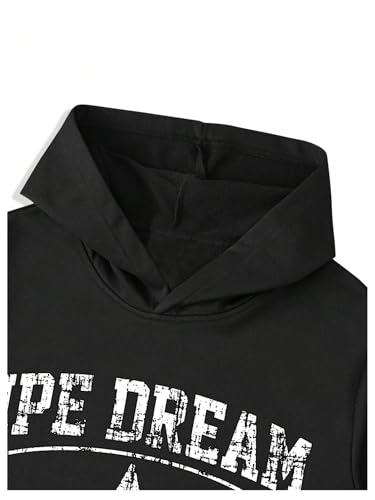 Men's 2 Piece Sweatsuit Long Sleeve Graphic Hoodies and Designer Stacked Sweatpants Jogging Suit3