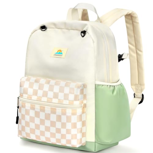 Image of STEAMEDBUN Kids Backpack for Boys Girls 5-8, 15inch Girls Boys Backpacks Kindergarten