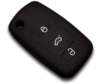 Hanso Car Key Cover for Volkswagen (Black)