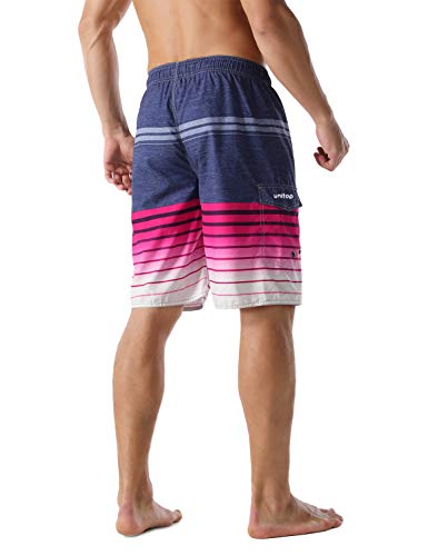 unitop Men's Swim Trunks Classic Lightweight Board Shorts with Lining4