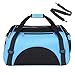 Hundetasche Netzgewebe Atmungsaktiv Katzentransportbox Faltbar Hundetragetasche Waschbar Matte Kleintiertasche Einstellbar Schultergurt Katzentasche Abnehmbar Transporttasche Hunde Katzen Welpen