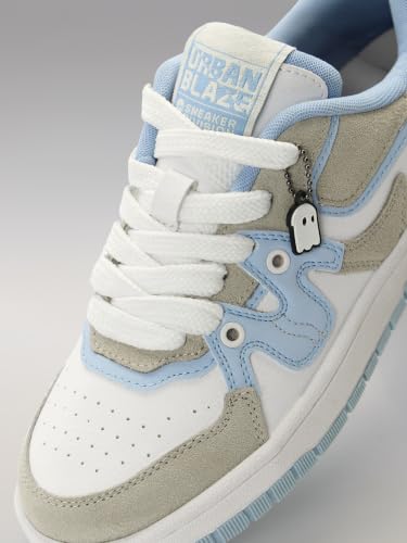 Image of The Souled Store Urban Blaze: Women and Girls Colorblocked Lace Up Low Top Stylish Sneakers with Flexibility & Comfort