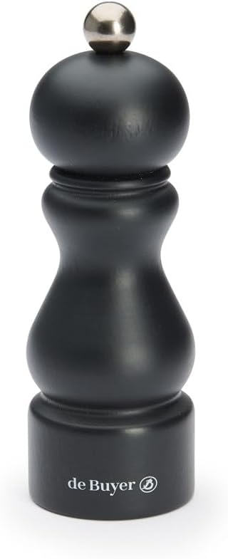 De Buyer -C030.140404 Spice Mill Rumba Matte Black 14 cm