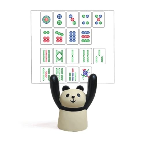 Support mémo mahjong et échecs panda pour organiser votre espace de télétravail