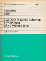 Evolution of social behavior: Hypotheses and empirical tests 3527120203 Book Cover