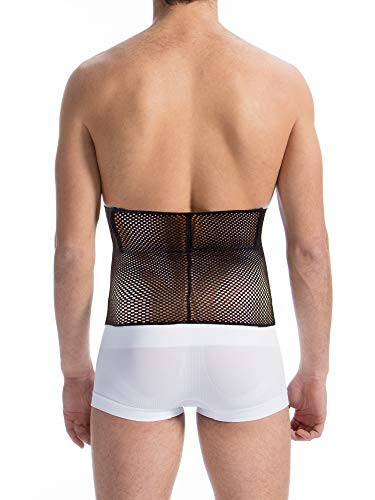 Farmacell 605RS Light Breathable Unisex Shaping mesh Girdle splints Anti Rolling Down, 100% Made in Italy4