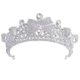 Beavorty crown bow Crowns And Tiaras Birthday Accessories For Women Crowns For Women Bridal Tiara Birthday Tiara For Women Rhinestone Tiara Wedding Tiara headband rhinestone bride palace