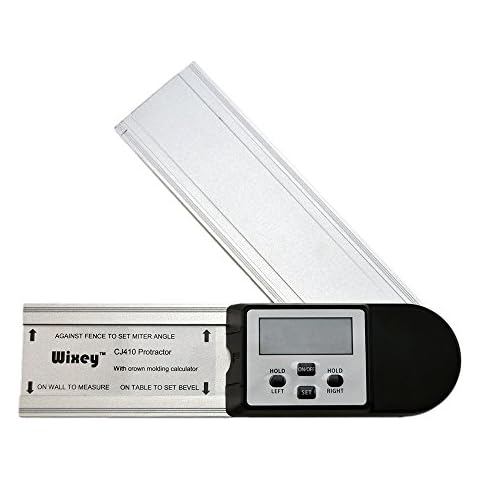 Wixey Protractor With Crown Molding Calculator Cover