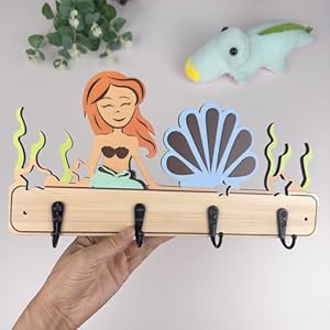 Woodencutekidsnurserytowelcoatrackcolorfulwallhooksmountwoodhook Urban Country Home Decor Wooden cute kids nursery towel coat rack colorful wall hooks mount wood hook urban country home decor