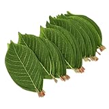 Tiges de feuilles de magnolia artificielles – conçues comme ornement pour la et les compositions , grandes feuilles de magnolia