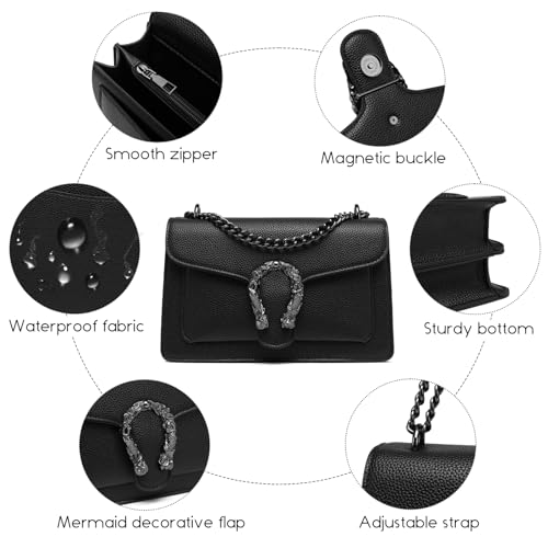 Image of Travistar Crossbody Bags for Women Small Handbags PU Leather Shoulder Bag Purse Evening Bag Quilted Satchels with Chain Strap
