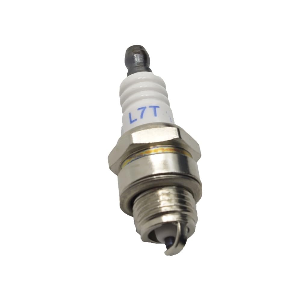 Bujía L7T Compatible con motosierras y desbrozadoras. Piezas de Repuesto for Herramientas jardín. 4 Unidades