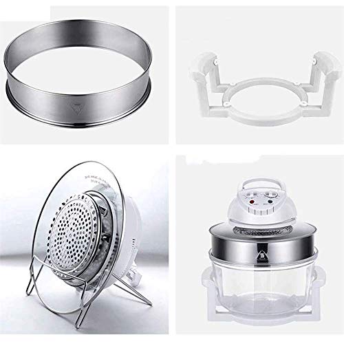 ELEdvb Elektrische Fritteuse, multifunktional, Luftfritteuse, Ofen/Dörrgerät, programmierbare Basis zum Luftfrittieren, ergonomischer Touchscreen, Größe 37 cm x 33 cm x 32 cm, für Jede Familie – Bild 6